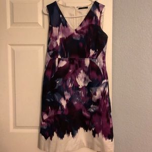 Tahari Purple Business/Formal Dress